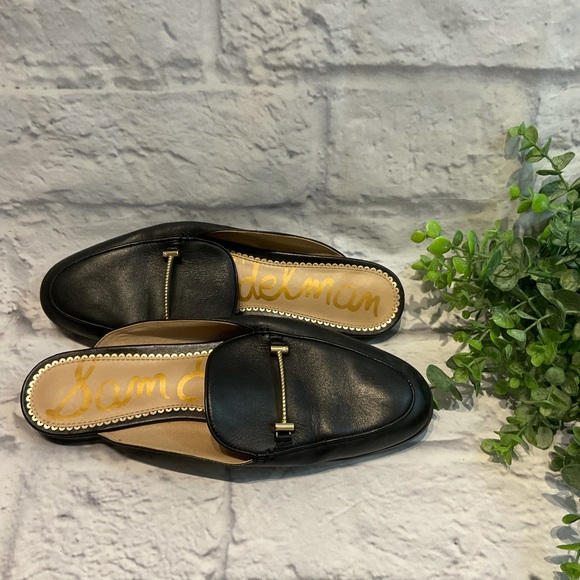 SAM EDELMAN ** Laurna Leather Mules Size 8-1/2 - Picture 7 of 8